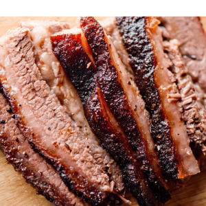 sliced brisket